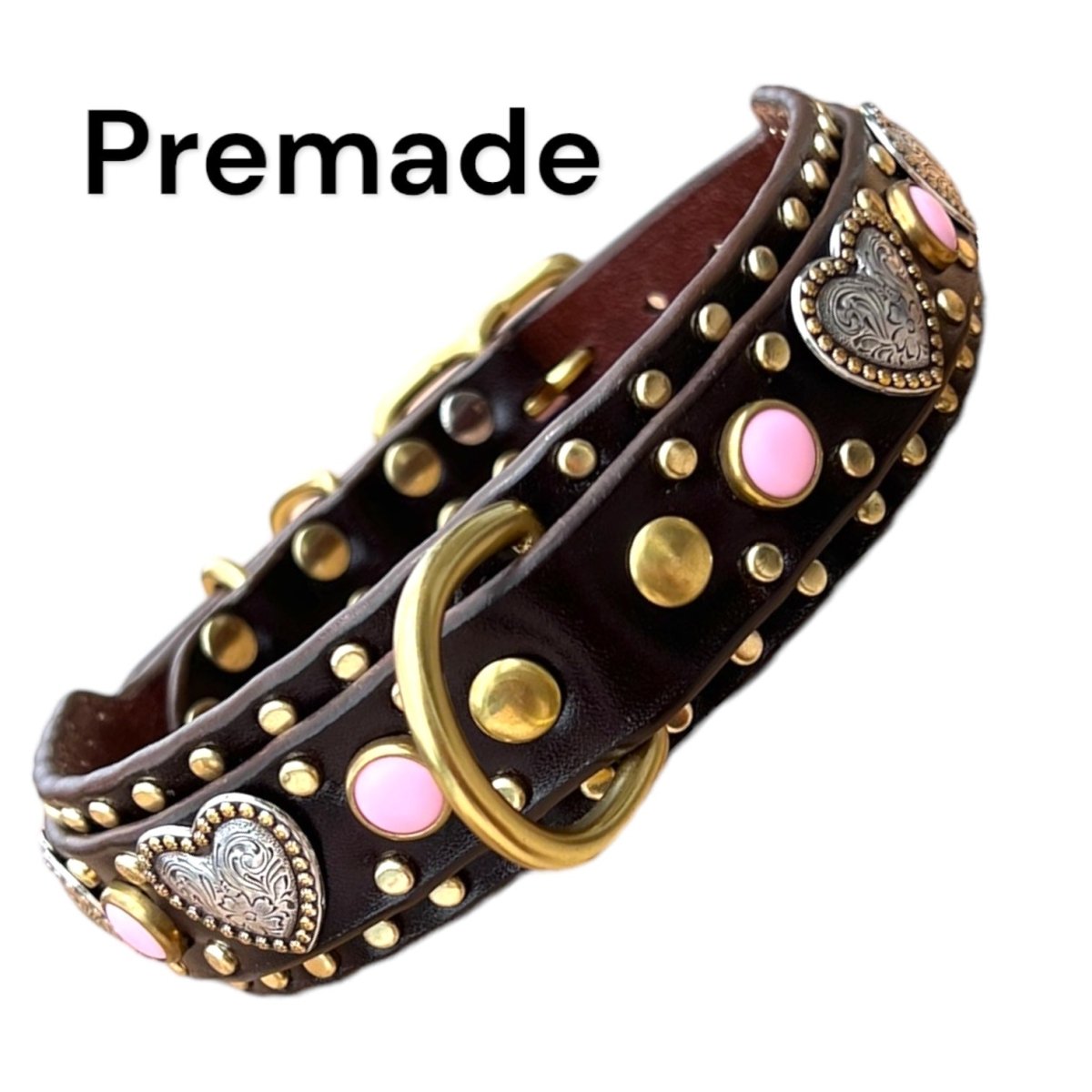 Leather Dog Collar Humboldt PREMADE Karma Collars Leather Dog Collars