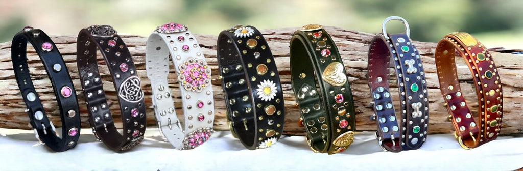 Custom Colles SHOP OUR CUSTOM DOG COLLARS/USA MADE โ Karma Collars: Leather Dog Collars