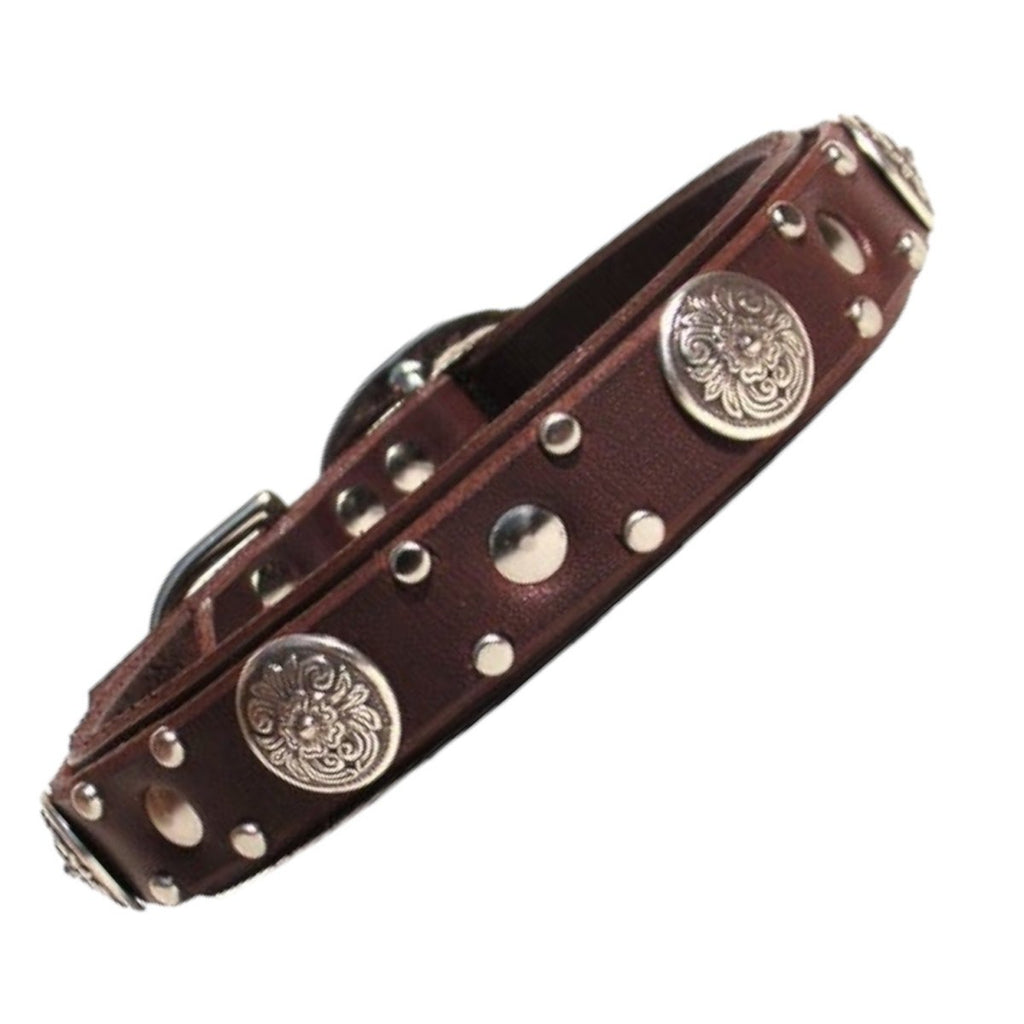 #leather - dog - collars# - #karma - collars#