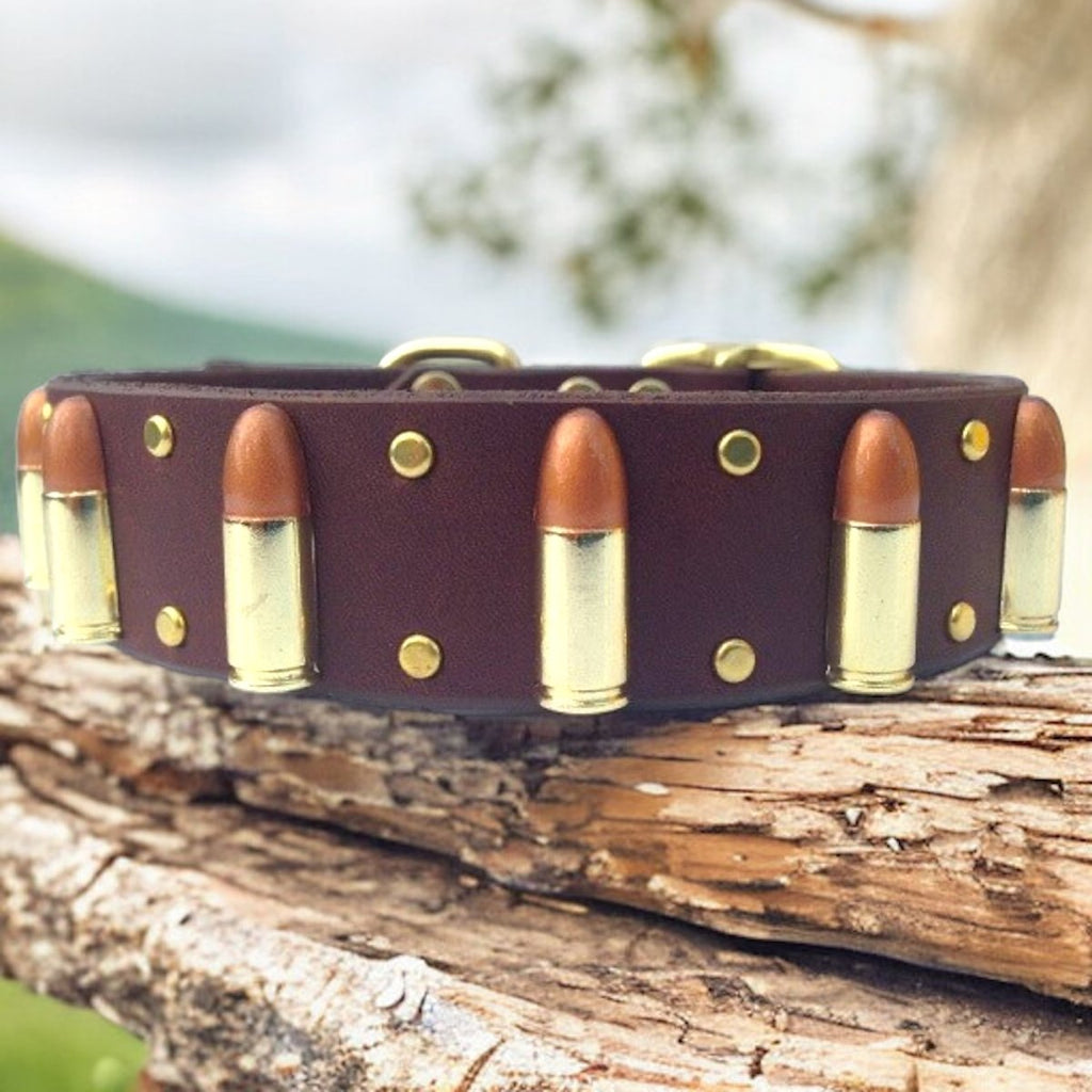 #leather-dog-collars# - #karma-collars#