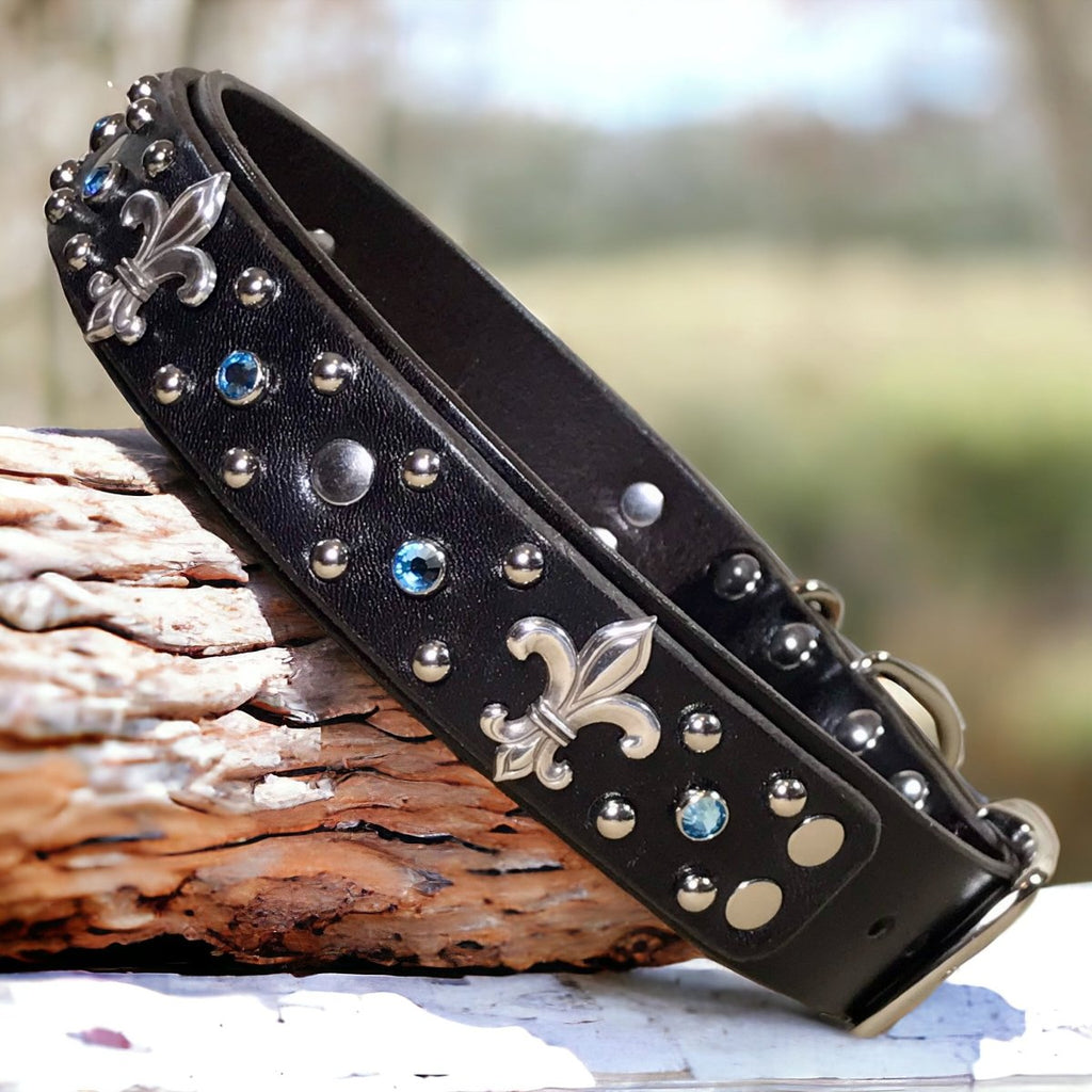 #leather-dog-collars# - #karma-collars#