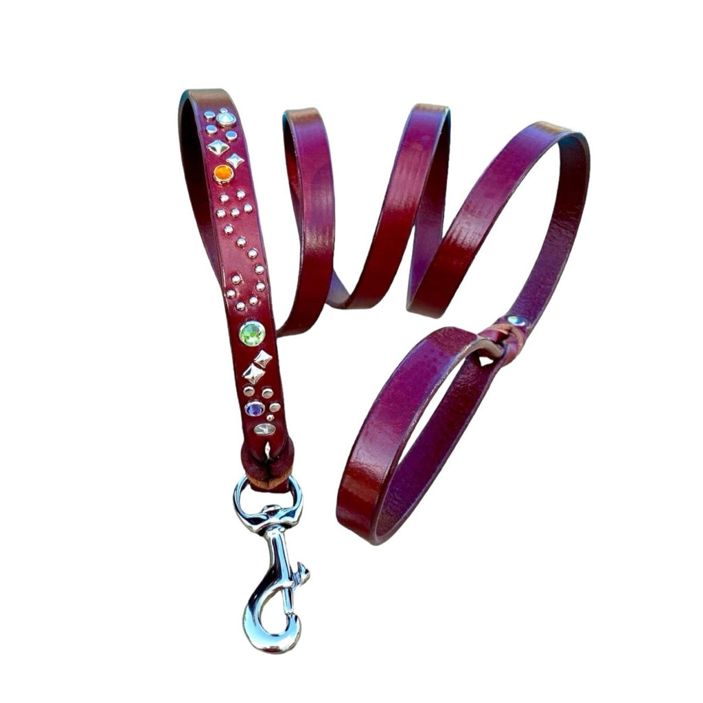 #leather - dog - collars# - #karma - collars#