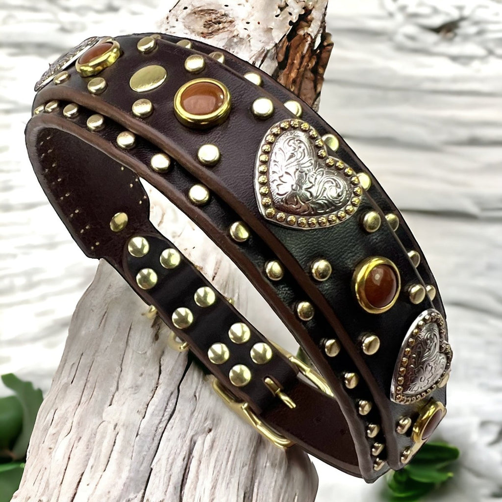 Custom Colles SHOP OUR CUSTOM DOG COLLARS/USA MADE โ Karma Collars: Leather Dog Collars
