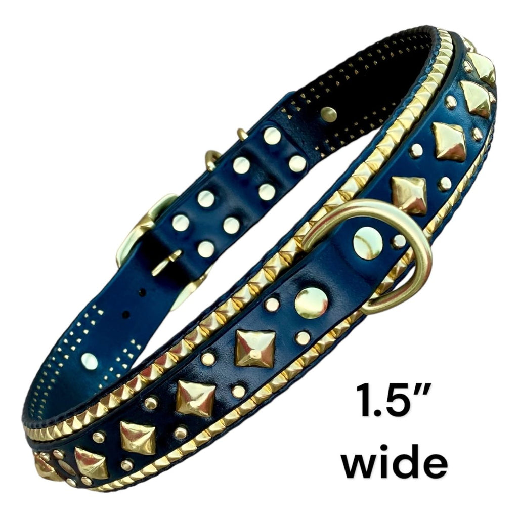 #leather - dog - collars# - #karma - collars#