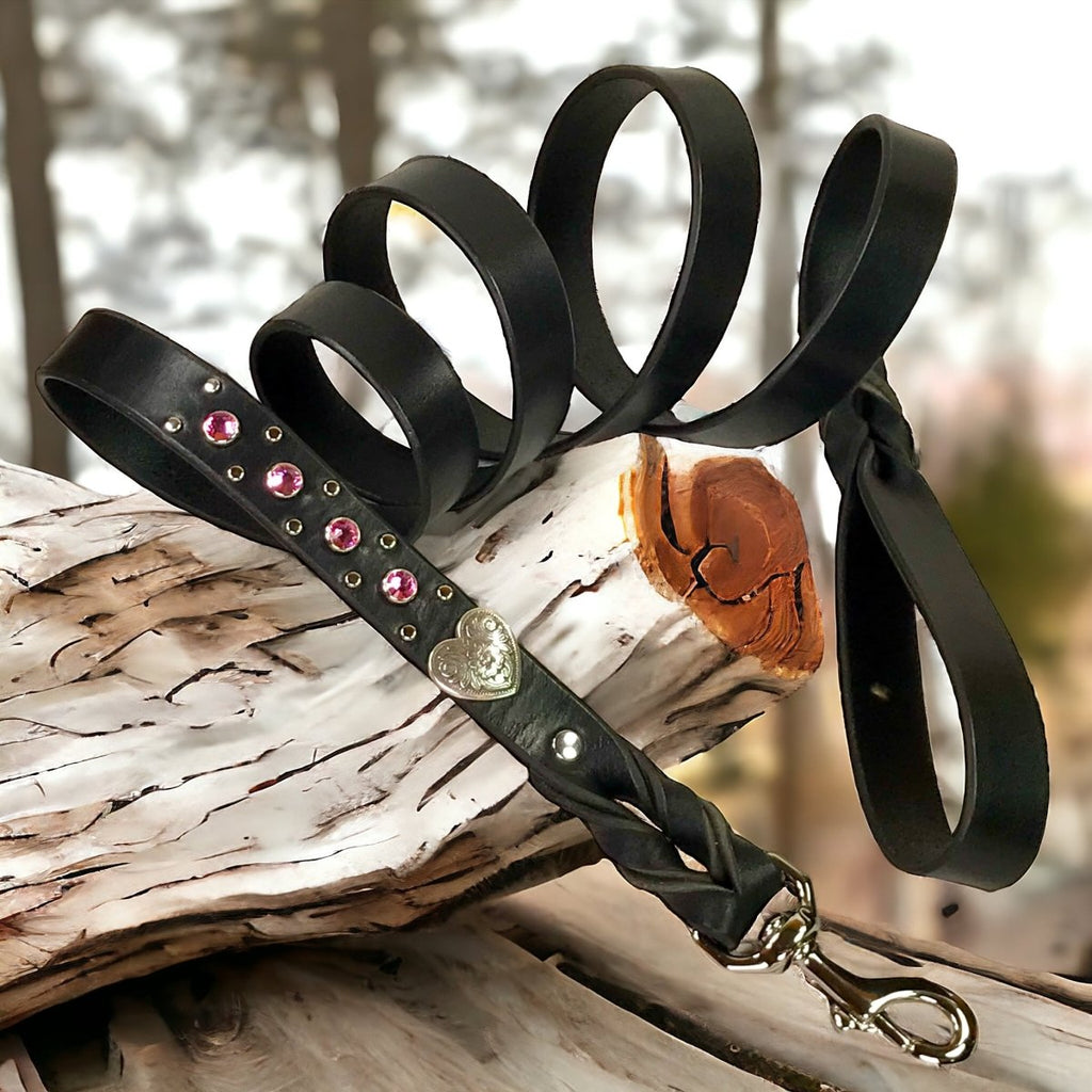 #leather-dog-collars# - #karma-collars#