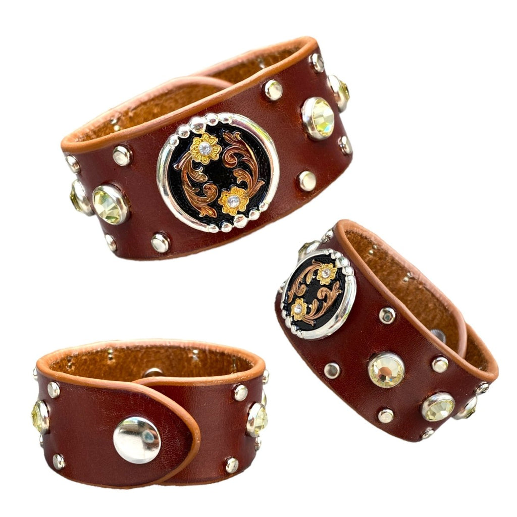 #leather - dog - collars# - #karma - collars#