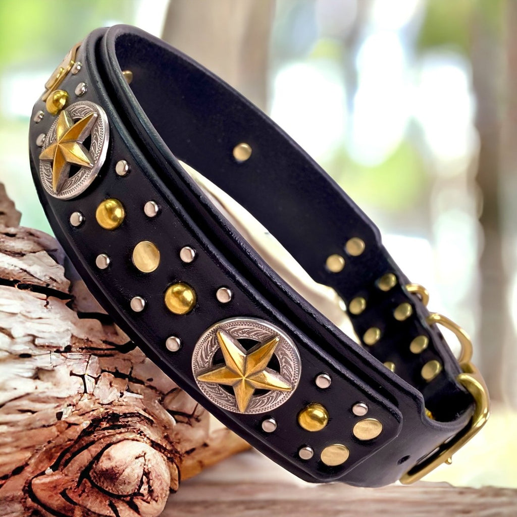 #leather-dog-collars# - #karma-collars#