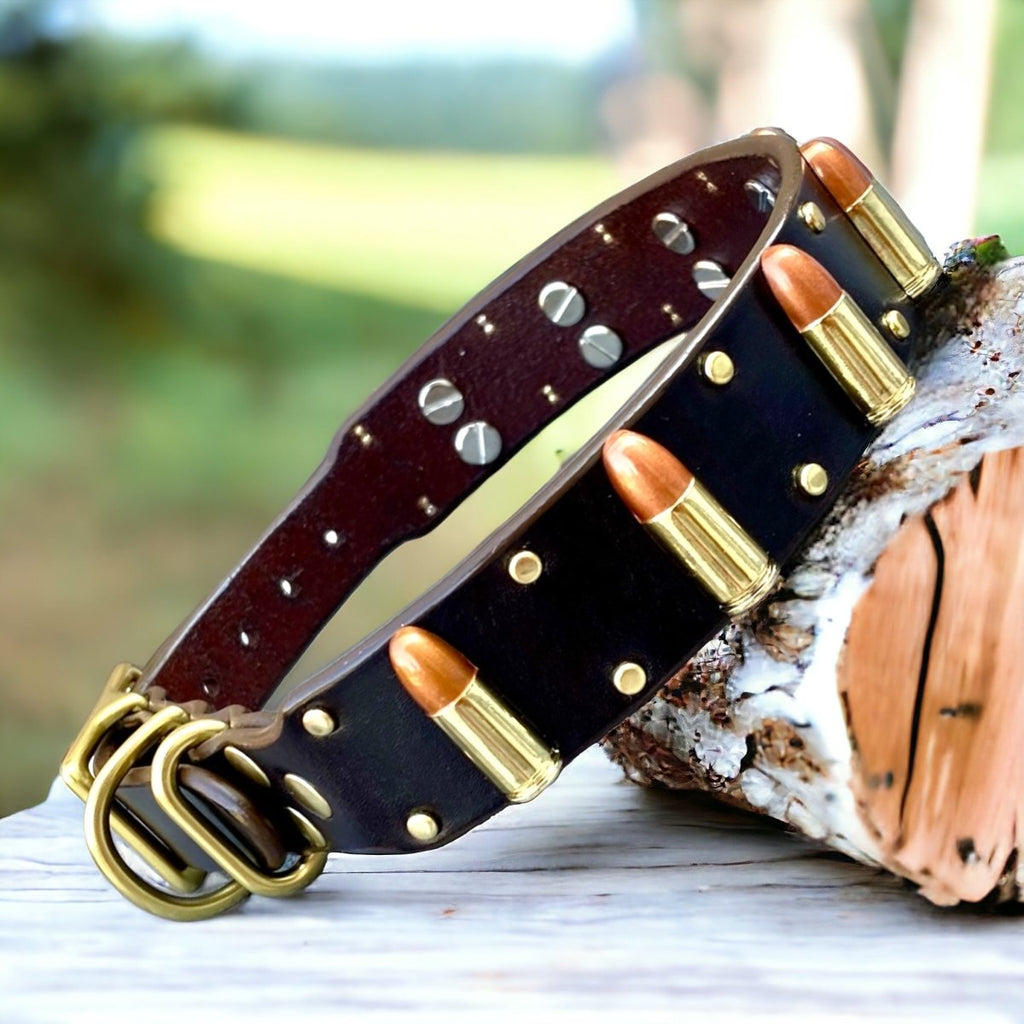 #leather-dog-collars# - #karma-collars#