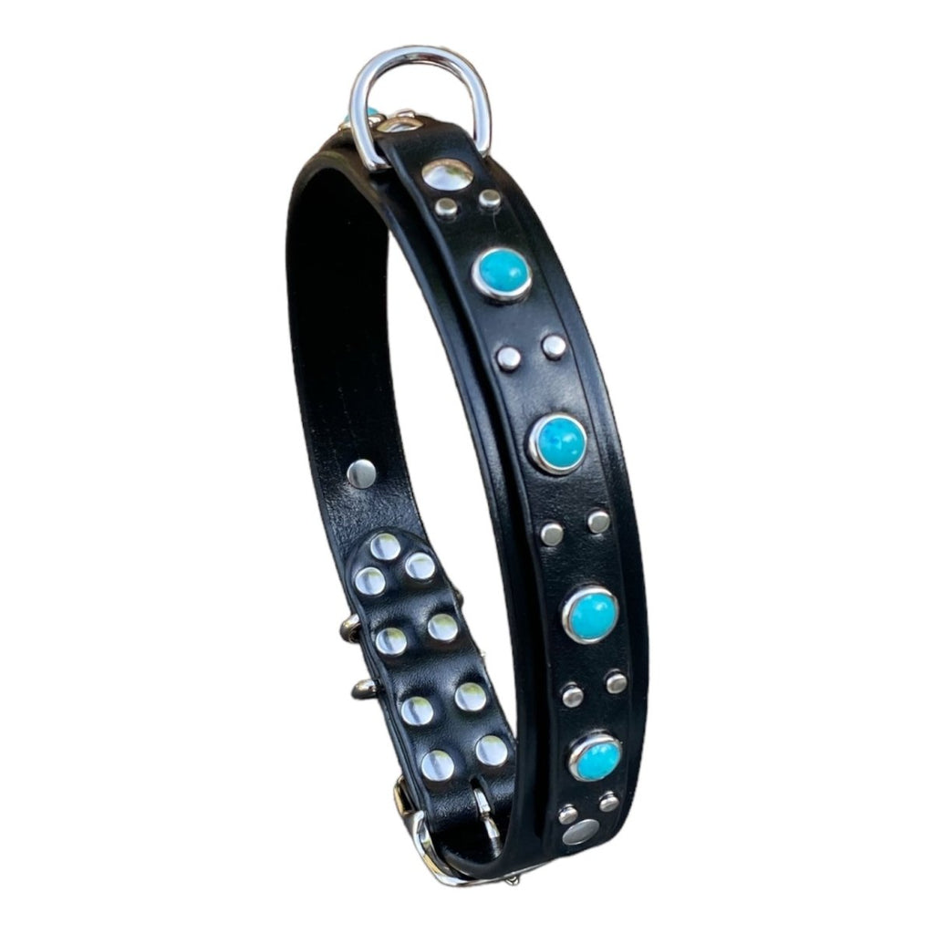 #leather - dog - collars# - #karma - collars#