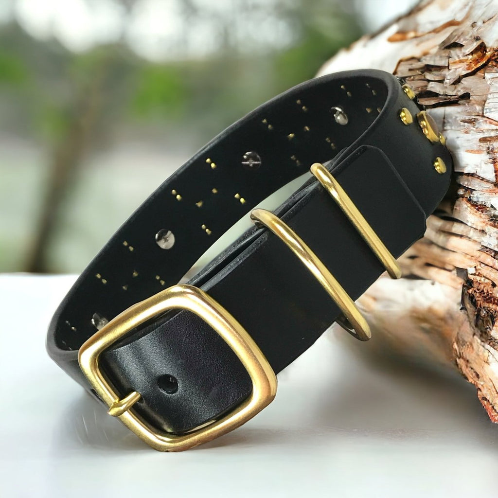 #leather-dog-collars# - #karma-collars#