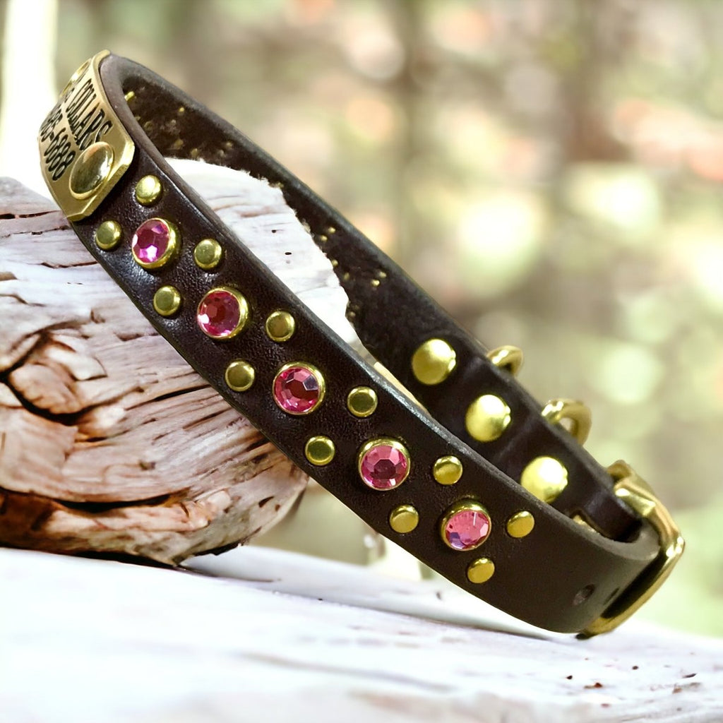 #leather-dog-collars# - #karma-collars#