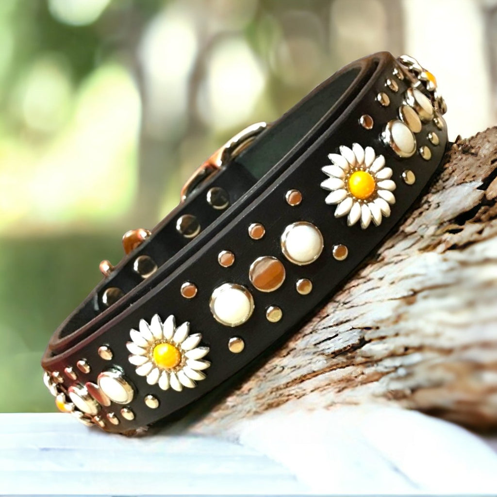 #leather-dog-collars# - #karma-collars#