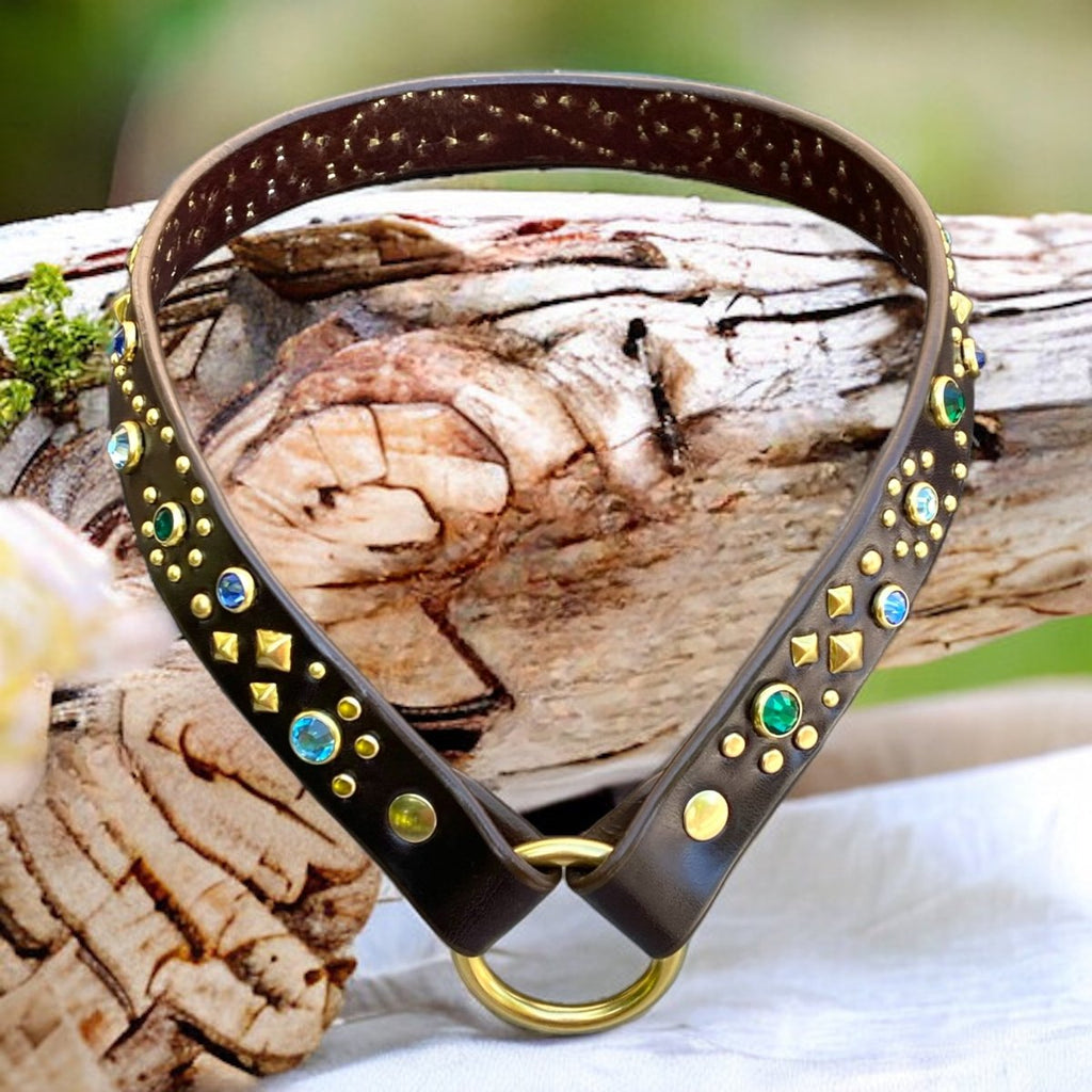 #leather-dog-collars# - #karma-collars#