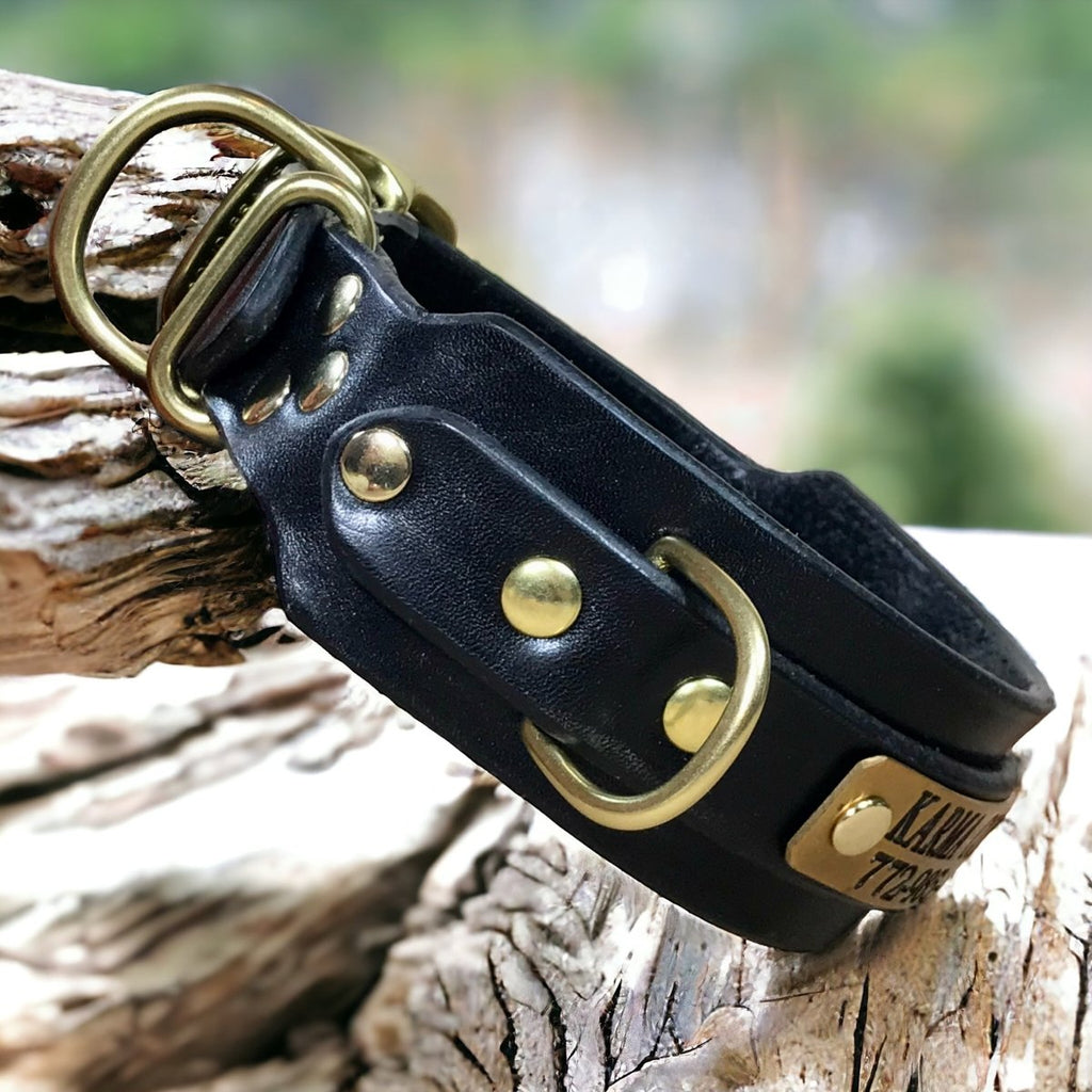 #leather-dog-collars# - #karma-collars#