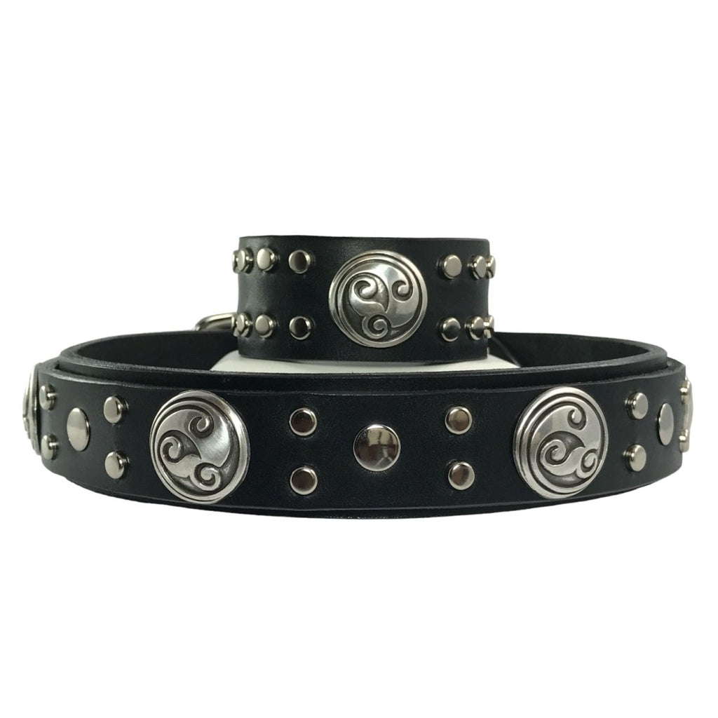 #leather - dog - collars# - #karma - collars#