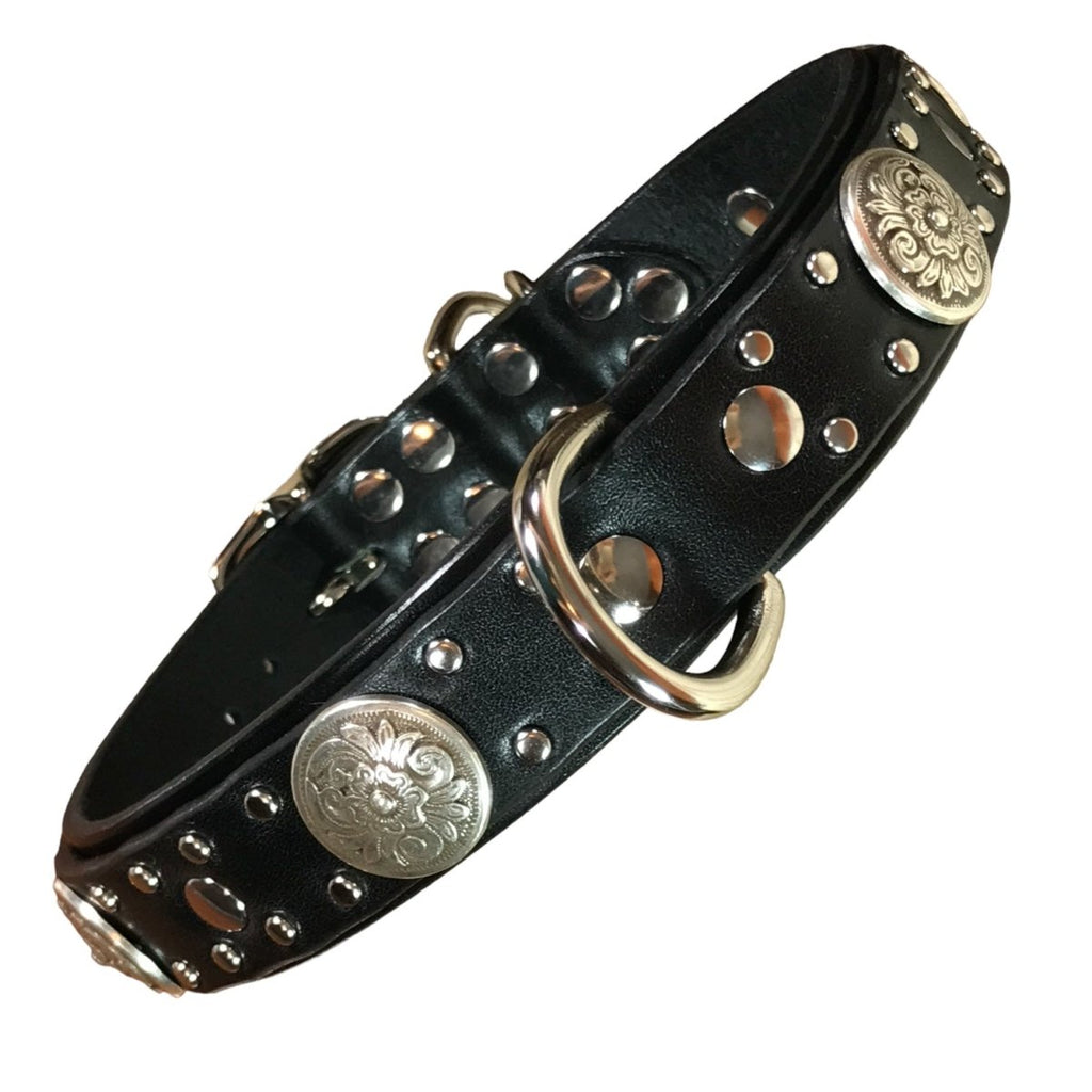 #leather - dog - collars# - #karma - collars#