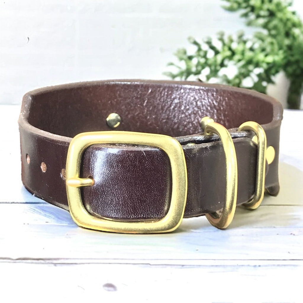 #leather-dog-collars# - #karma-collars#