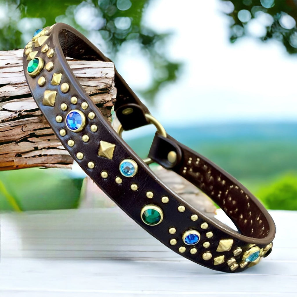 #leather-dog-collars# - #karma-collars#