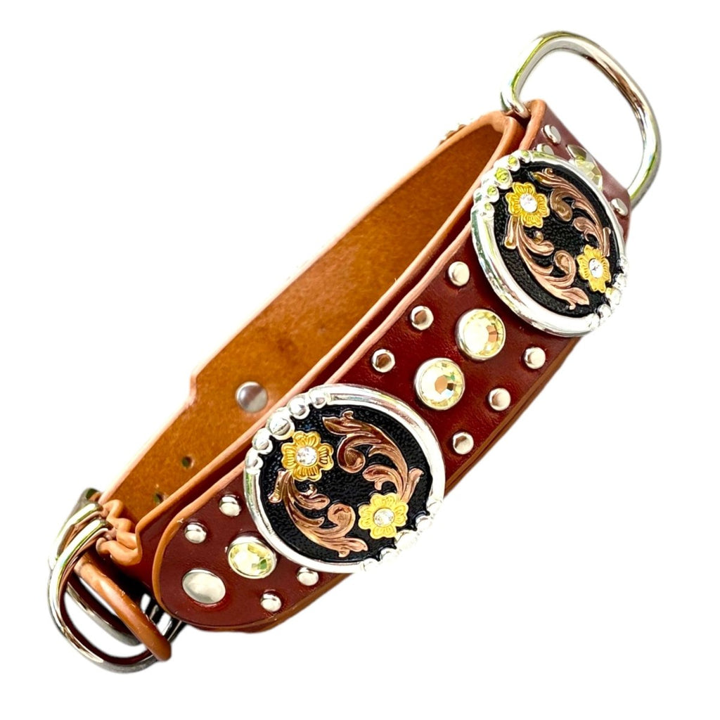 #leather - dog - collars# - #karma - collars#