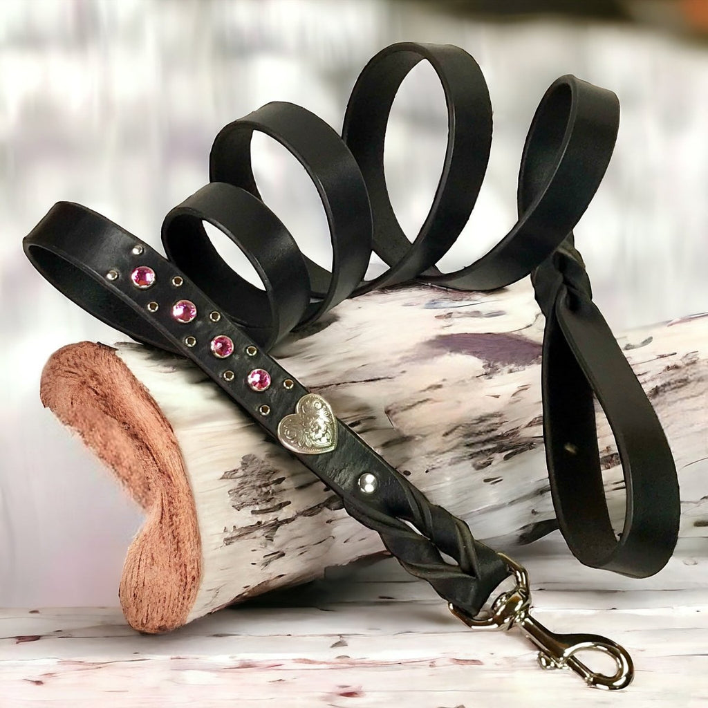 #leather-dog-collars# - #karma-collars#