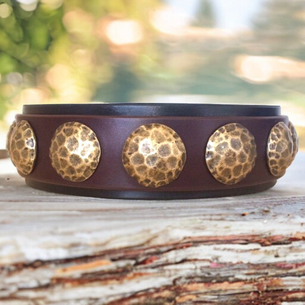 #leather-dog-collars# - #karma-collars#