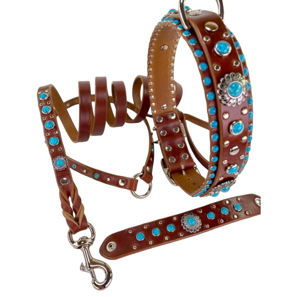 #leather - dog - collars# - #karma - collars#