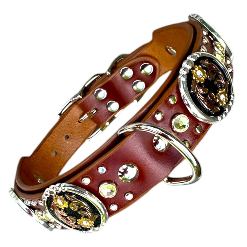 #leather - dog - collars# - #karma - collars#