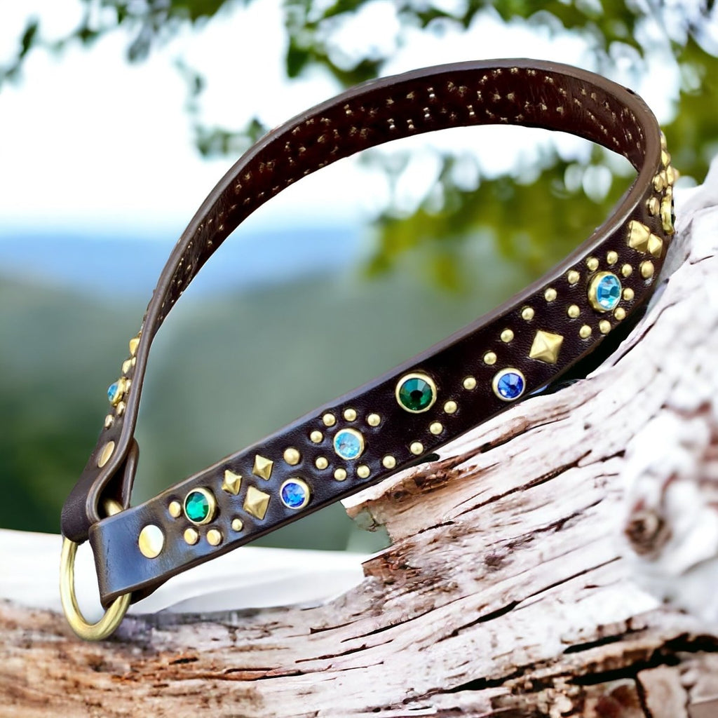 #leather-dog-collars# - #karma-collars#