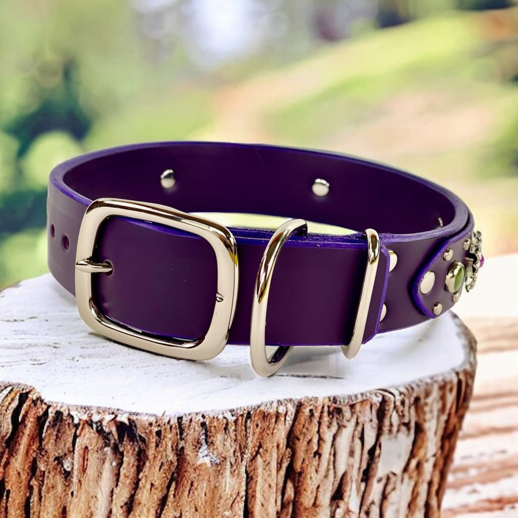 #leather-dog-collars# - #karma-collars#