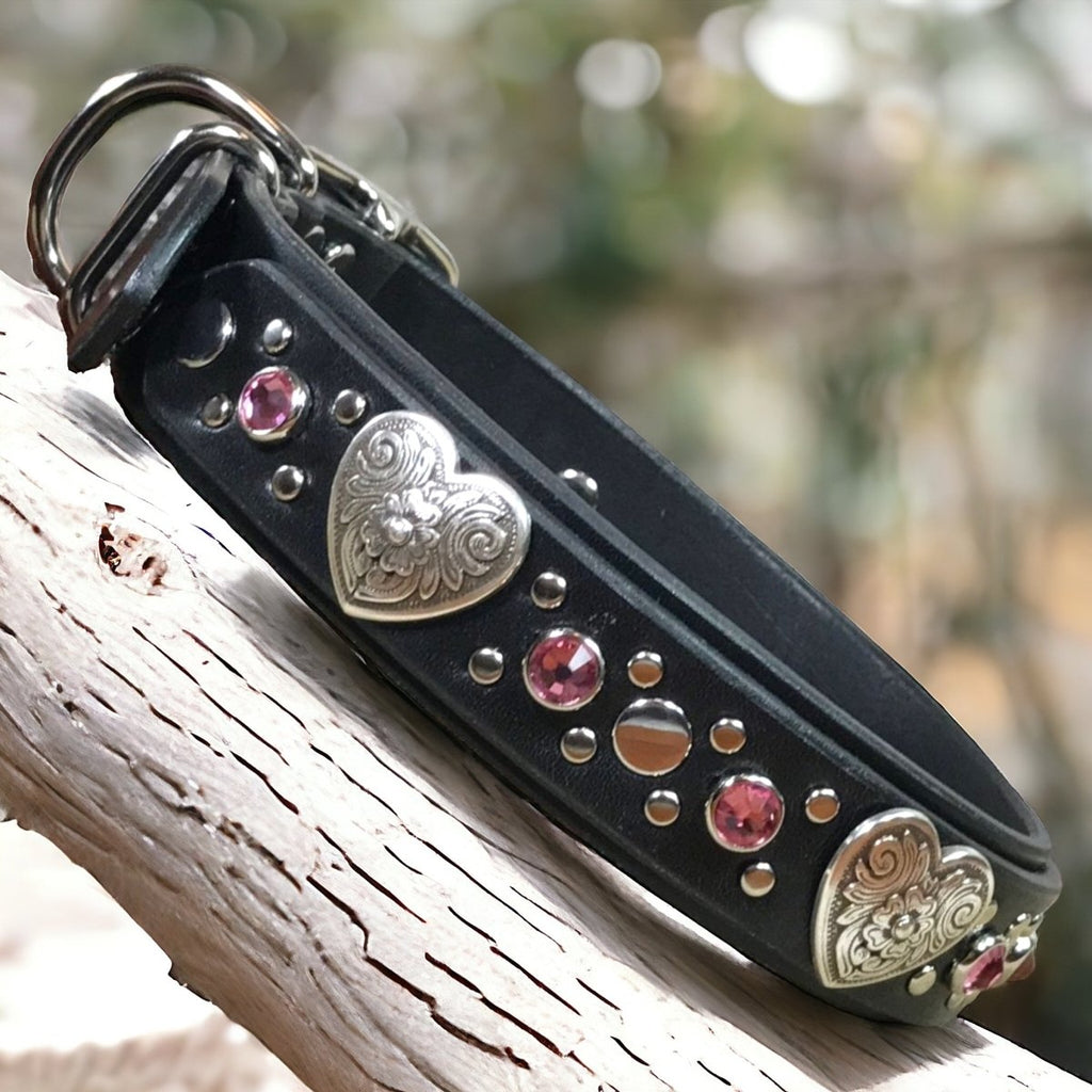 #leather-dog-collars# - #karma-collars#