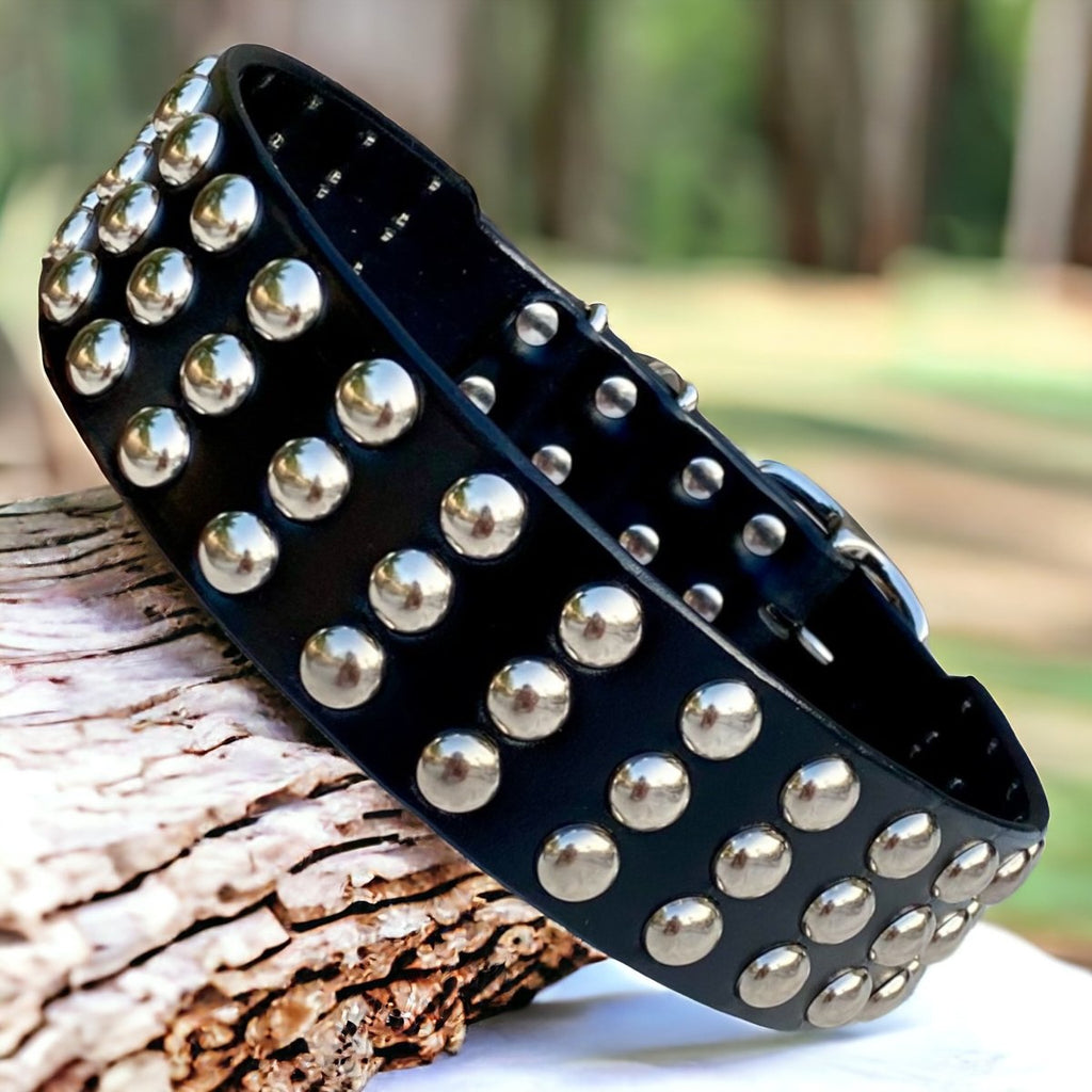 #leather-dog-collars# - #karma-collars#