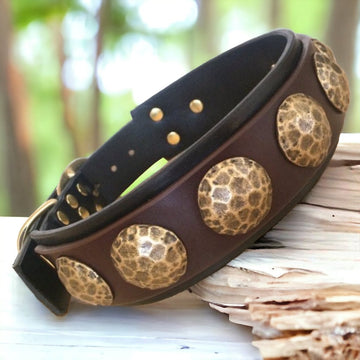 #leather-dog-collars# - #karma-collars#