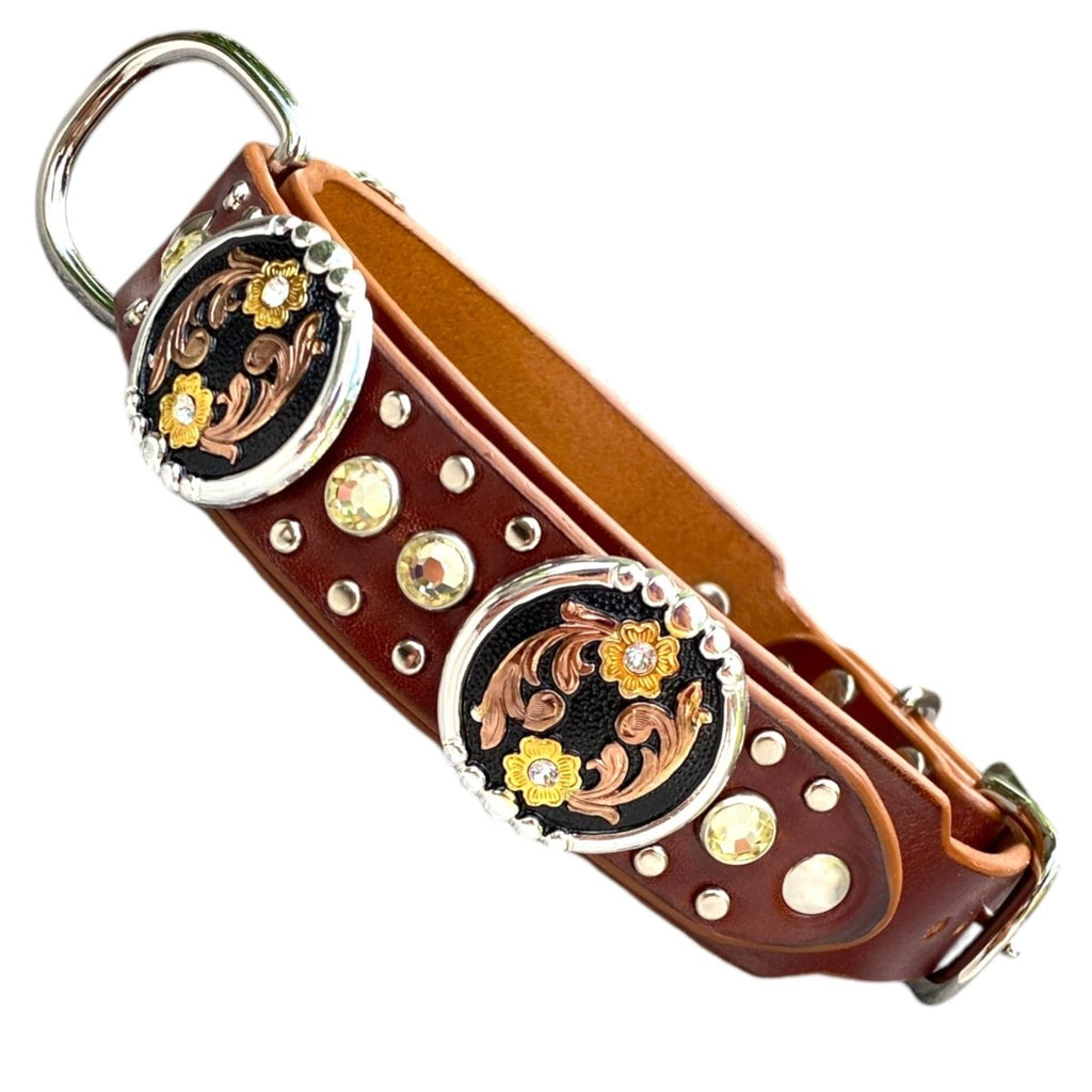 #leather - dog - collars# - #karma - collars#