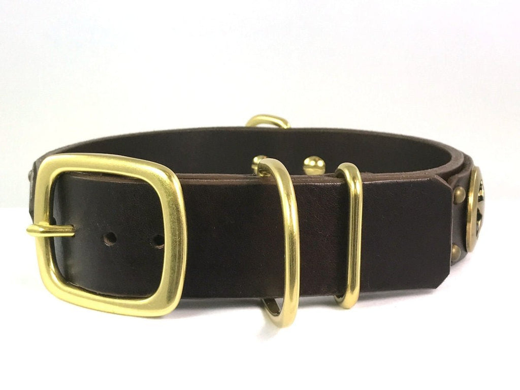 #leather-dog-collars# - #karma-collars#