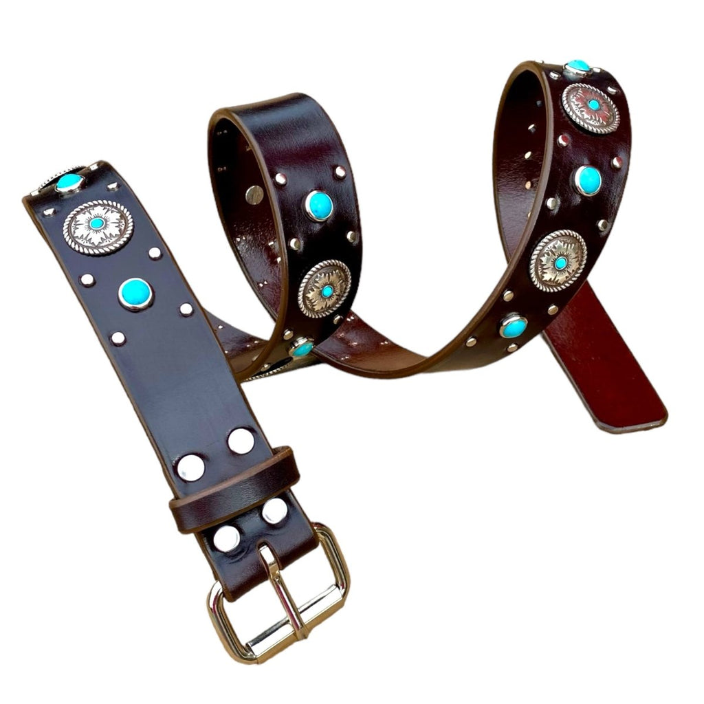 #leather - dog - collars# - #karma - collars#