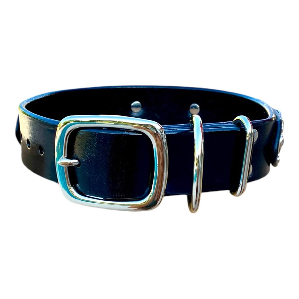 #leather - dog - collars# - #karma - collars#