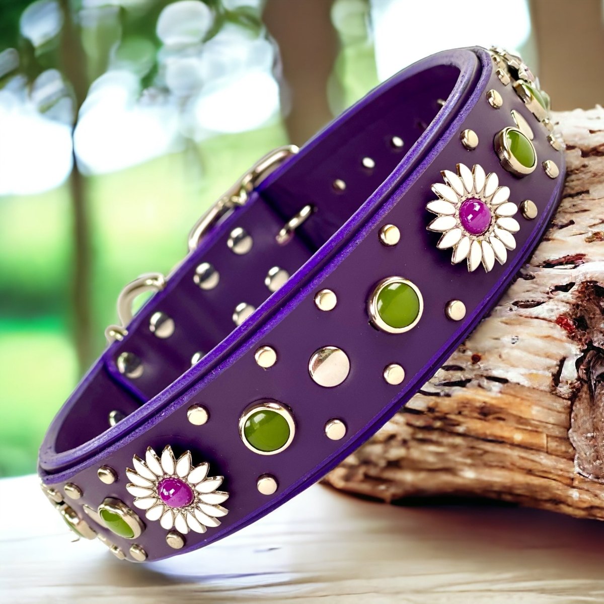 Purple dog collars best sale