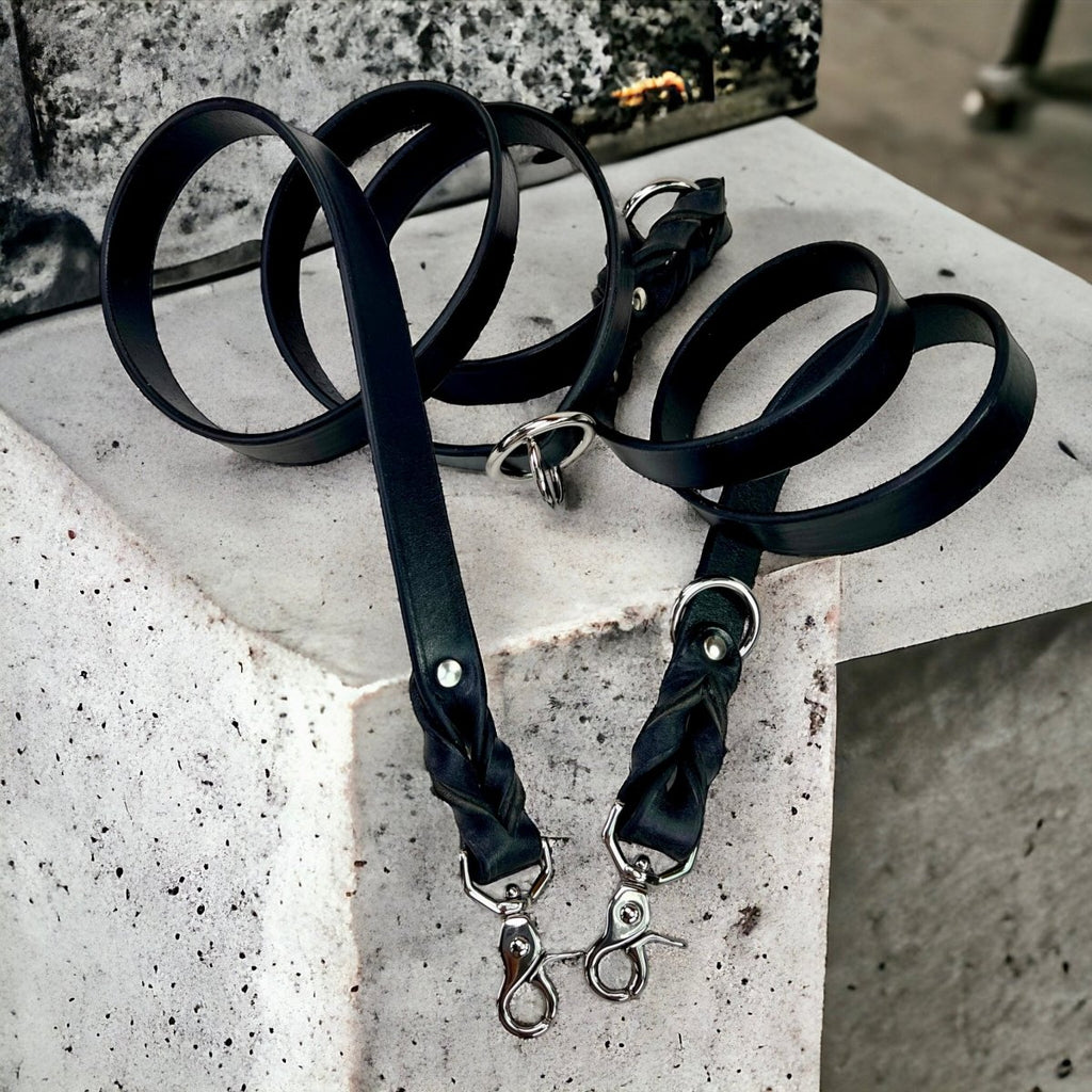 #leather-dog-collars# - #karma-collars#