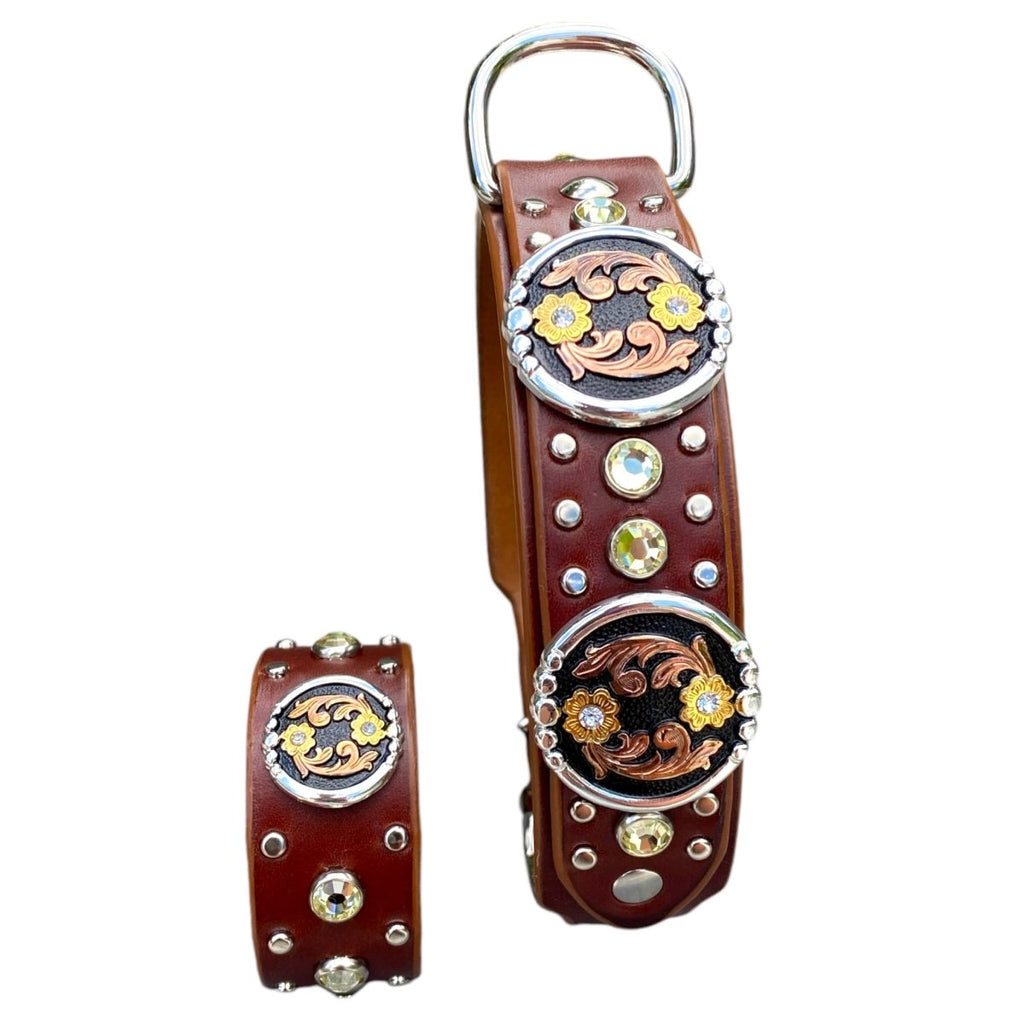 #leather - dog - collars# - #karma - collars#