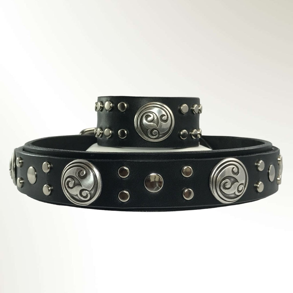 #leather - dog - collars# - #karma - collars#