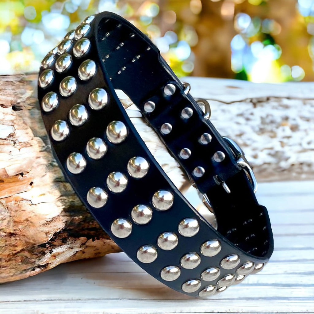 #leather-dog-collars# - #karma-collars#