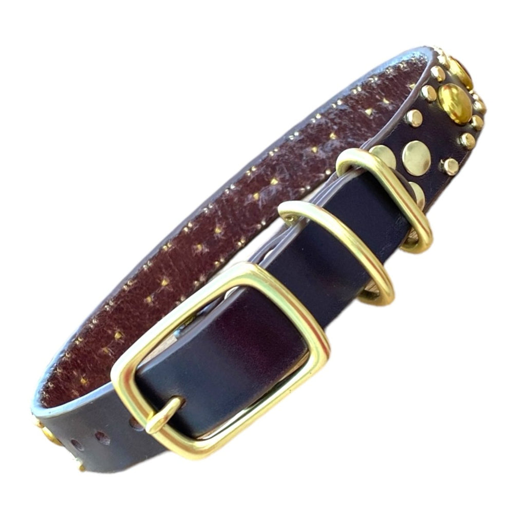 #leather - dog - collars# - #karma - collars#