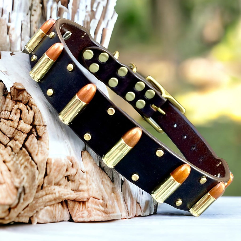 #leather-dog-collars# - #karma-collars#