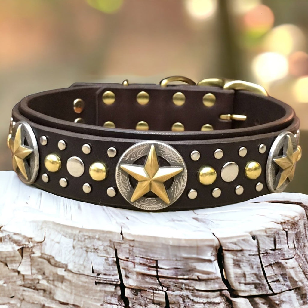 #leather-dog-collars# - #karma-collars#