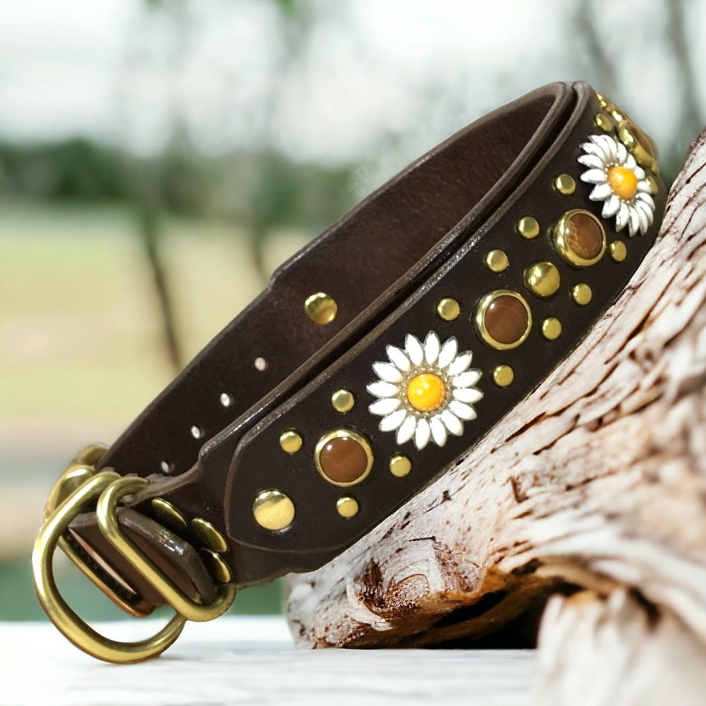#leather-dog-collars# - #karma-collars#