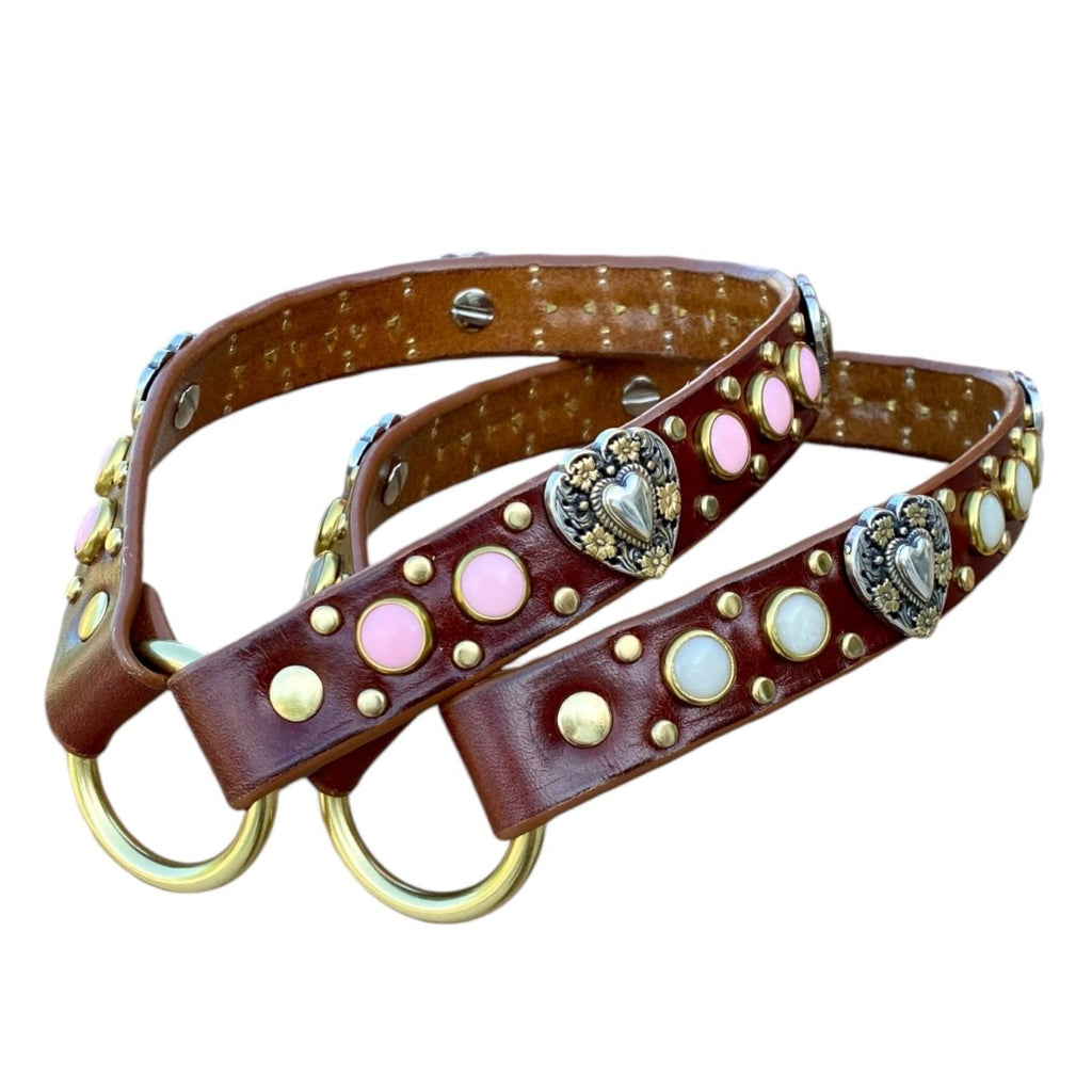 #leather - dog - collars# - #karma - collars#