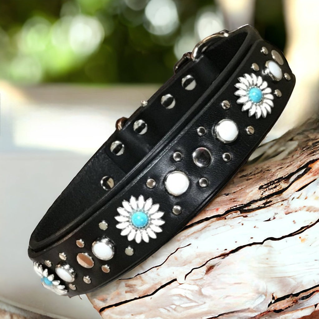 #leather-dog-collars# - #karma-collars#