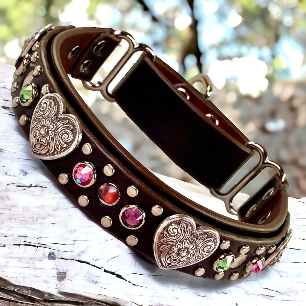 #leather-dog-collars# - #karma-collars#