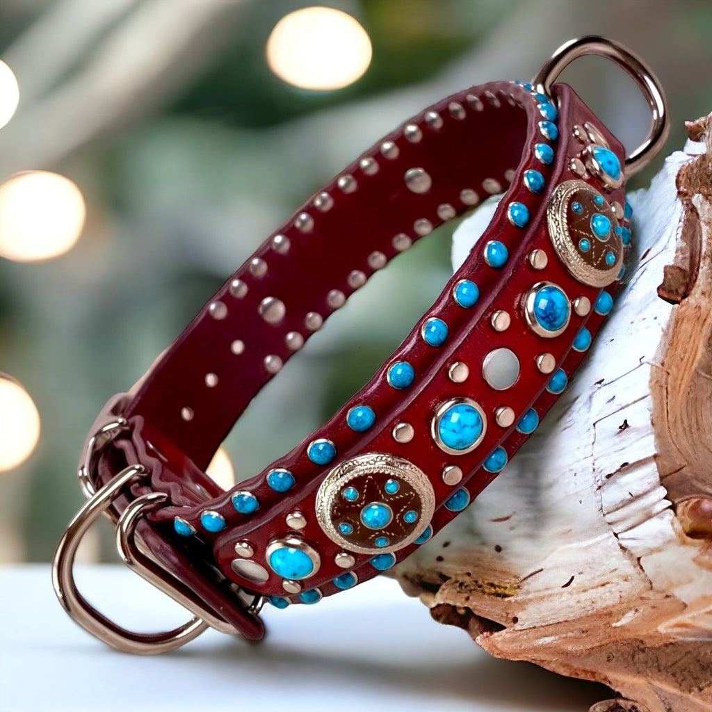 #leather-dog-collars# - #karma-collars#