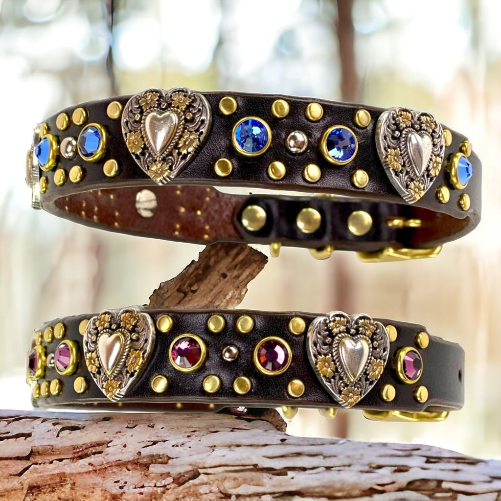 #leather-dog-collars# - #karma-collars#